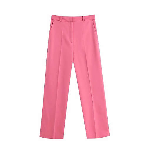 Women's Basic Streetwear Comfort Daily Going out Pants Chinos Pants Solid Colored Full Length Pocket Blushing Pink
Women's Basic Streetwear Comfort Daily Going out Pants Chinos Pants Solid Colored Full Length Pocket Blushing Pink