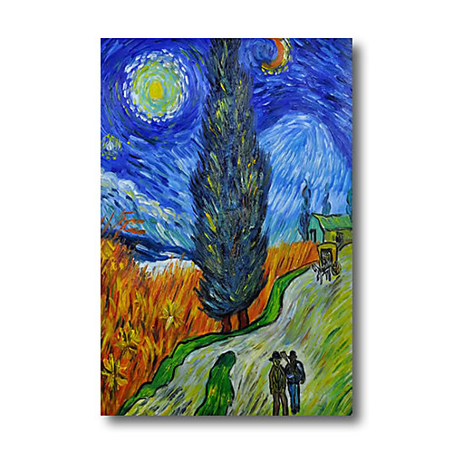 Stretched Oil Painting Hand Painted - Abstract Contemporary Modern Canvas High Quality Van Gogh repro Cypress Starry Night
Stretched Oil Painting Hand Painted - Abstract Contemporary Modern Canvas High Quality Van Gogh repro Cypress Starry Night