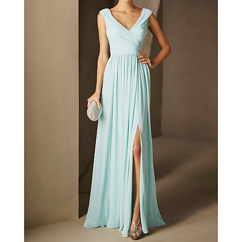 A-Line Minimalist Elegant Engagement Formal Evening Dress V Neck Sleeveless Floor Length Chiffon with Pleats Split 2021
A-Line Minimalist Elegant Engagement Formal Evening Dress V Neck Sleeveless Floor Length Chiffon with Pleats Split 2021