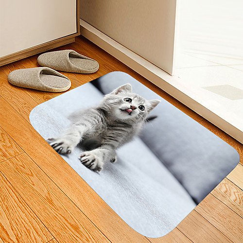 Stretching Kitten Digital Printing Floor Mat Modern Bath Mats Nonwoven Memory Foam Novelty Bathroom
Stretching Kitten Digital Printing Floor Mat Modern Bath Mats Nonwoven Memory Foam Novelty Bathroom