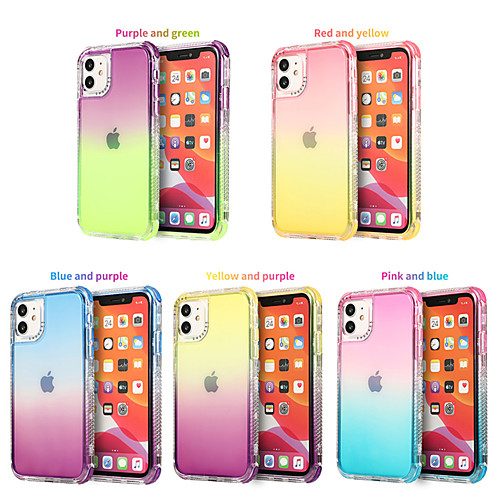 Phone Case For Apple Back Cover iPhone 12 Pro Max 11 Pro Max Translucent Color Gradient TPU
Phone Case For Apple Back Cover iPhone 12 Pro Max 11 Pro Max Translucent Color Gradient TPU