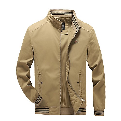Men's Jacket Daily Spring & Fall Fall & Winter Regular Coat Stand Collar Regular Fit Jacket Long Sleeve Solid Colored Blue Army Green
Men's Jacket Daily Spring & Fall Fall & Winter Regular Coat Stand Collar Regular Fit Jacket Long Sleeve Solid Colored Blue Army Green