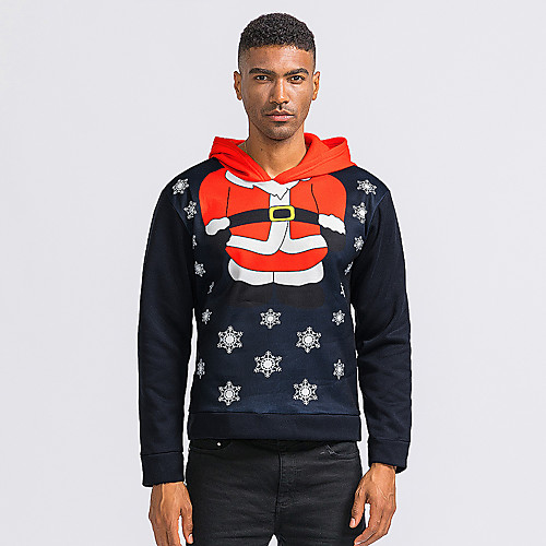 Men's Pullover Hoodie Sweatshirt Graphic Ugly Christmas Hooded Daily 3D Print Christmas Hoodies Sweatshirts Long Sleeve Loose Royal Blue 
Men's Pullover Hoodie Sweatshirt Graphic Ugly Christmas Hooded Daily 3D Print Christmas Hoodies Sweatshirts Long Sleeve Loose Royal Blue