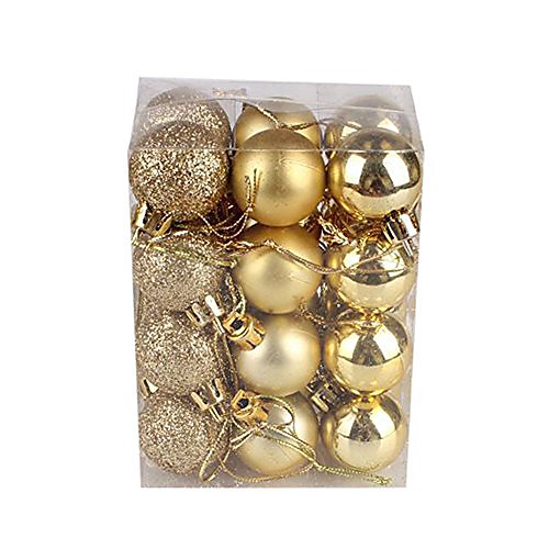 24pc christmas ball ornaments shatterproof christmas decorations tree balls for holiday wedding party decoration gold
24pc christmas ball ornaments shatterproof christmas decorations tree balls for holiday wedding party decoration gold
