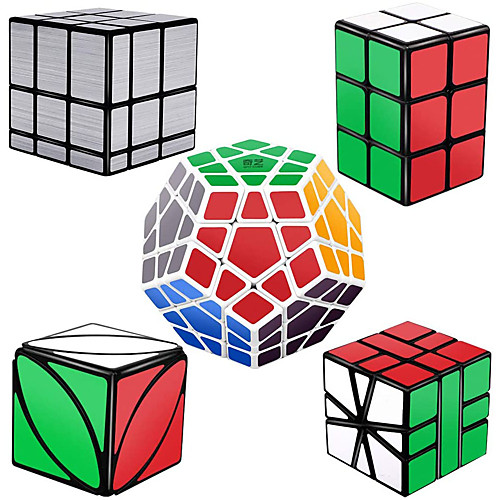 Speed Cube Set 5 pcs Magic Cube IQ Cube 222 333 Speedcubing Bundle 3D Puzzle Cube Stress Reliever Puzzle Cube Stickerless Smooth Office Desk Toys Pyramid Mirror Cuboid Kid's Adults Toy Gift
Speed Cube Set 5 pcs Magic Cube IQ Cube 222 333 Speedcubing Bundle 3D Puzzle Cube Stress Reliever Puzzle Cube Stickerless Smooth Office Desk Toys Pyramid Mirror Cuboid Kid's Adults Toy Gift