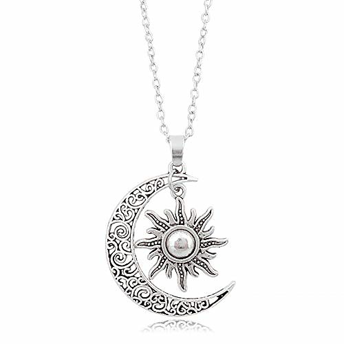 moon necklace vintage bronze crescent moon and sun pendant necklace retro swirl filigree unisex jewelry gifts
moon necklace vintage bronze crescent moon and sun pendant necklace retro swirl filigree unisex jewelry gifts