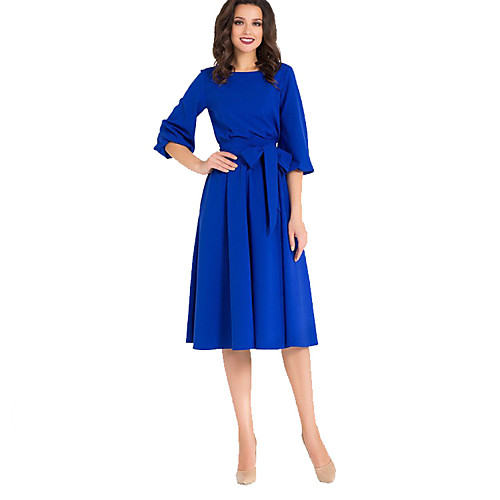 Women's Chiffon Dress Knee Length Dress Wine Fuchsia Khaki Green Royal Blue Long Sleeve Solid Color Fall Spring Elegant Casual 2021 S M L XL XXL
Women's Chiffon Dress Knee Length Dress Wine Fuchsia Khaki Green Royal Blue Long Sleeve Solid Color Fall Spring Elegant Casual 2021 S M L XL XXL