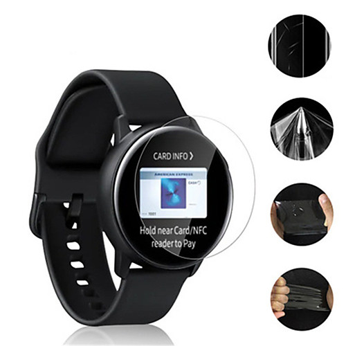 5 Pcs Smartwatch Screen Protector for Samsung Galaxy Watch Active 2 44mm 40mm Film HD Soft TPU Protective Film Protective Film
5 Pcs Smartwatch Screen Protector for Samsung Galaxy Watch Active 2 44mm 40mm Film HD Soft TPU Protective Film Protective Film