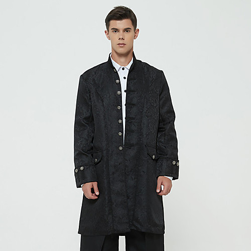 Plague Doctor Retro Vintage Punk & Gothic Steampunk Punk Rave 17th Century Tailcoat Frock Coat Trench Coat Men's Costume White / Black / Blue Vintage Cosplay Festival Long Sleeve Medium Length A-Line
Plague Doctor Retro Vintage Punk & Gothic Steampunk Punk Rave 17th Century Tailcoat Frock Coat Trench Coat Men's Costume White / Black / Blue Vintage Cosplay Festival Long Sleeve Medium Length A-Line