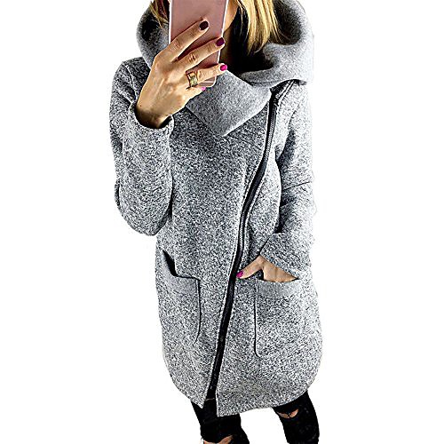 womens warm hooded coat solid high collar jacket oblique side zipper sweatshirt outwear
womens warm hooded coat solid high collar jacket oblique side zipper sweatshirt outwear
