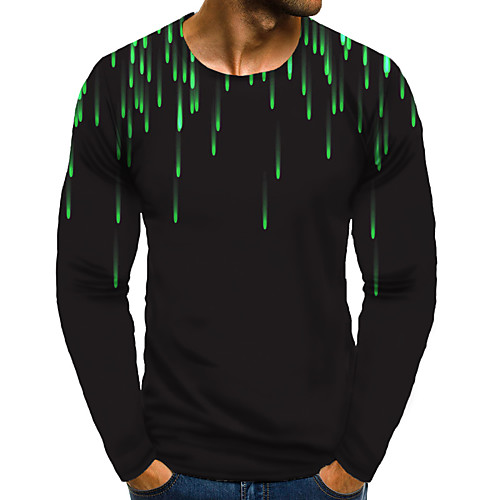 Men's T shirt Shirt 3D Print Graphic 3D Plus Size Print Long Sleeve Daily Tops Elegant Exaggerated Round Neck Green
Men's T shirt Shirt 3D Print Graphic 3D Plus Size Print Long Sleeve Daily Tops Elegant Exaggerated Round Neck Green