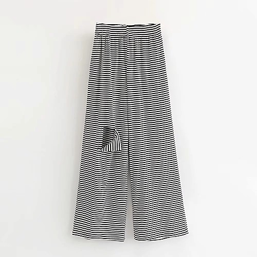 Women's Basic Streetwear Comfort Daily Going out Wide Leg Pants Pants Striped Full Length Cut Out Black
Women's Basic Streetwear Comfort Daily Going out Wide Leg Pants Pants Striped Full Length Cut Out Black