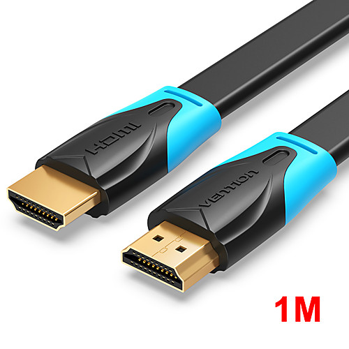 Vention HDMI-compatible to HDMI-compatible Cable Flat HDMI-compatible2.0 Cable Male to Male 4K2K 18Gbps Supports Ethernet 3D 4K Video for HDTV PS3/4 1m
Vention HDMI-compatible to HDMI-compatible Cable Flat HDMI-compatible2.0 Cable Male to Male 4K2K 18Gbps Supports Ethernet 3D 4K Video for HDTV PS3/4 1m