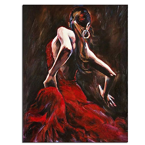 Oil Painting Hand Painted Vertical Abstract People Comtemporary Modern Rolled Canvas (No Frame)
Oil Painting Hand Painted Vertical Abstract People Comtemporary Modern Rolled Canvas (No Frame)