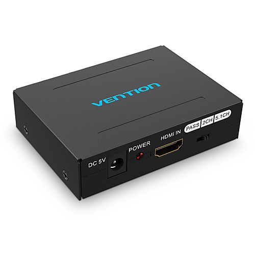 Vention HDMI-compatible Audio Splitter 4k HDMI-compatible to HDMI-compatible /Optical TOSLINK SPDIF/RCA Audio Extractor Converter for Projector TV PS4 Displayer
Vention HDMI-compatible Audio Splitter 4k HDMI-compatible to HDMI-compatible /Optical TOSLINK SPDIF/RCA Audio Extractor Converter for Projector TV PS4 Displayer