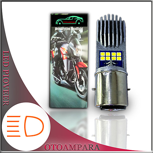 OTOLAMPARA 1 Piece Motorcycle LED Headlamp Bulb BA20D 16W 6000K White Color Slot Heat Dissipation High Low Beam Motorcycle LED Headlight H6 Special for Alpha rx/ BSE m2/ BSE gr1/ Honda nsr 50 CBR125r
OTOLAMPARA 1 Piece Motorcycle LED Headlamp Bulb BA20D 16W 6000K White Color Slot Heat Dissipation High Low Beam Motorcycle LED Headlight H6 Special for Alpha rx/ BSE m2/ BSE gr1/ Honda nsr 50 CBR125r