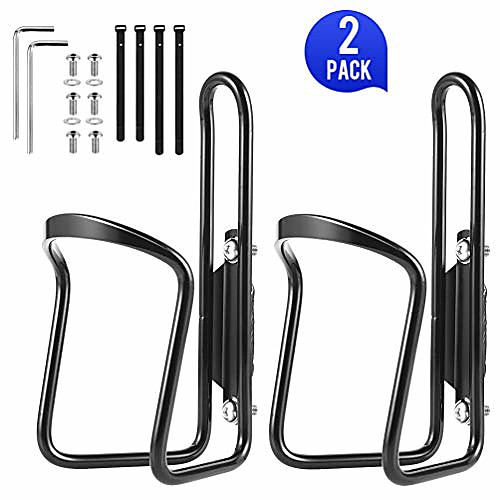 bike water bottle holder,water bottle cages lightweight aluminium alloy bottle bracket for bicycles, motorcycles, fishing umbrella, baby carriage (2 pack,bandages included)
bike water bottle holder,water bottle cages lightweight aluminium alloy bottle bracket for bicycles, motorcycles, fishing umbrella, baby carriage (2 pack,bandages included)