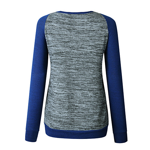 Women's Tunic Color Block Long Sleeve Patchwork Round Neck Tops Blue Purple Red
Women's Tunic Color Block Long Sleeve Patchwork Round Neck Tops Blue Purple Red