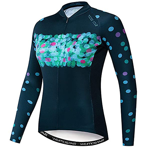 21Grams Women's Long Sleeve Cycling Jersey Winter Fleece Polyester Black Bike Jersey Top Mountain Bike MTB Road Bike Cycling Thermal Warm UV Resistant Fleece Lining Sports Clothing Apparel / Stretchy
21Grams Women's Long Sleeve Cycling Jersey Winter Fleece Polyester Black Bike Jersey Top Mountain Bike MTB Road Bike Cycling Thermal Warm UV Resistant Fleece Lining Sports Clothing Apparel / Stretchy