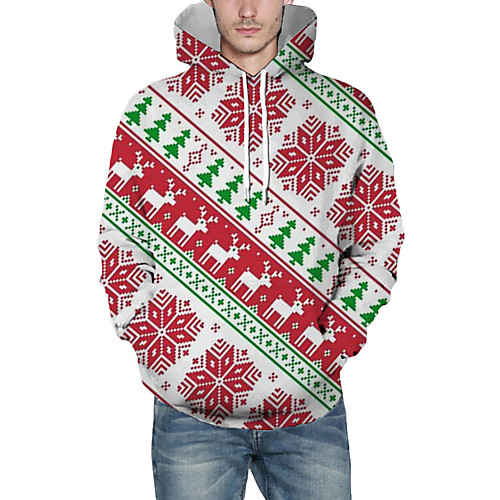 Men's Pullover Hoodie Sweatshirt Graphic 3D Reindeer Hooded Christmas Daily 3D Print Christmas Hoodies Sweatshirts Long Sleeve Red
Men's Pullover Hoodie Sweatshirt Graphic 3D Reindeer Hooded Christmas Daily 3D Print Christmas Hoodies Sweatshirts Long Sleeve Red