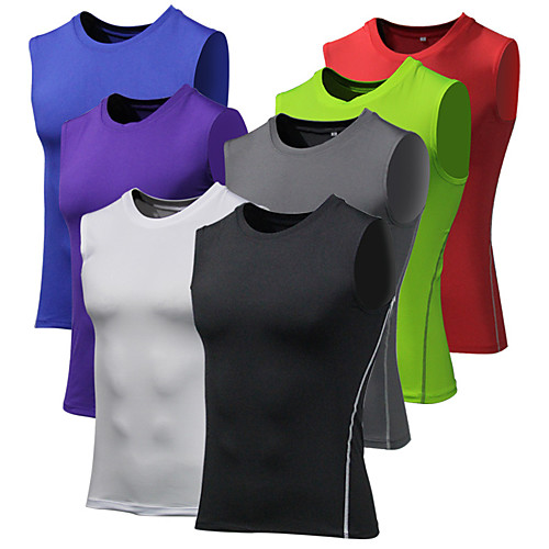 Men's Sleeveless Running Tank Top Compression Shirt Tee Tshirt Top Athletic Athleisure Summer Quick Dry Breathable Soft Fitness Gym Workout Running Jogging Training Sportswear Solid Colored Normal
Men's Sleeveless Running Tank Top Compression Shirt Tee Tshirt Top Athletic Athleisure Summer Quick Dry Breathable Soft Fitness Gym Workout Running Jogging Training Sportswear Solid Colored Normal