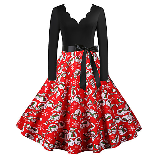 Santa Claus Christmas Dress Women's Adults' Long Christmas Christmas Polyester Dress
Santa Claus Christmas Dress Women's Adults' Long Christmas Christmas Polyester Dress