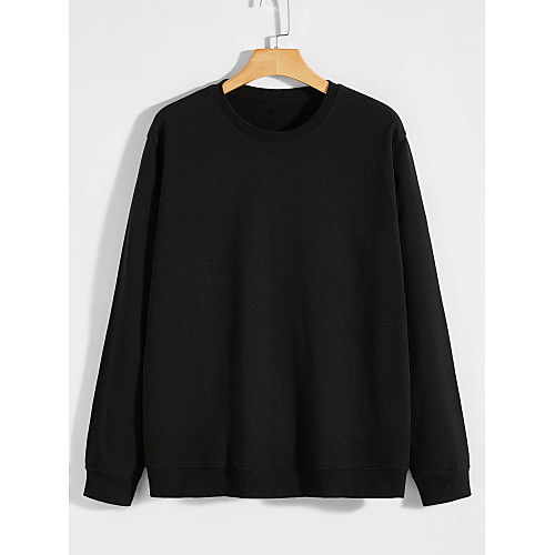 Men's Pullover Sweatshirt Solid Color Round Neck Basic Hoodies Sweatshirts Long Sleeve Loose Wine Black
Men's Pullover Sweatshirt Solid Color Round Neck Basic Hoodies Sweatshirts Long Sleeve Loose Wine Black