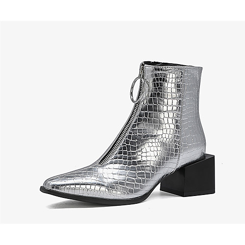 Women's Boots Block Heel Boots Animal Print Chunky Heel Pointed Toe Booties Ankle Boots Classic Daily Walking Shoes PU Sequin Snake Black / White Black Brown / Mid-Calf Boots
Women's Boots Block Heel Boots Animal Print Chunky Heel Pointed Toe Booties Ankle Boots Classic Daily Walking Shoes PU Sequin Snake Black / White Black Brown / Mid-Calf Boots