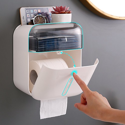Toilet Paper Holder Self-adhesive / Creative Modern A Grade ABS 1pc - Bathroom Wall Mounted
Toilet Paper Holder Self-adhesive / Creative Modern A Grade ABS 1pc - Bathroom Wall Mounted
