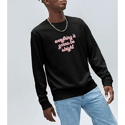 Men's Pullover Sweatshirt Graphic Text Letter Round Neck Basic Hoodies Sweatshirts Long Sleeve Loose Wine Black Beige
Men's Pullover Sweatshirt Graphic Text Letter Round Neck Basic Hoodies Sweatshirts Long Sleeve Loose Wine Black Beige