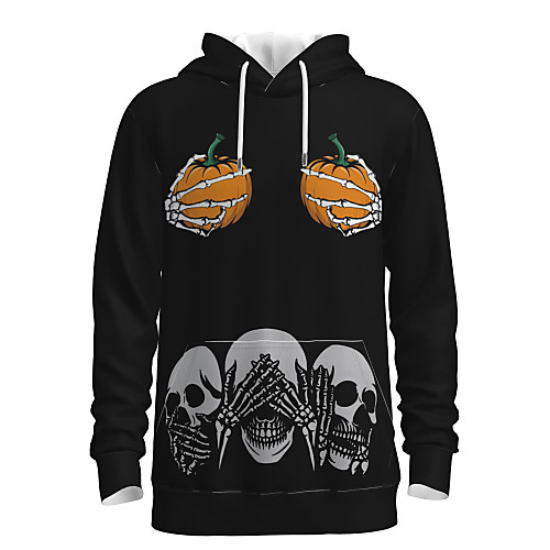 Men's Pullover Hoodie Sweatshirt Graphic 3D Skull Hooded Halloween 3D Print Halloween Hoodies Sweatshirts Long Sleeve Black
Men's Pullover Hoodie Sweatshirt Graphic 3D Skull Hooded Halloween 3D Print Halloween Hoodies Sweatshirts Long Sleeve Black