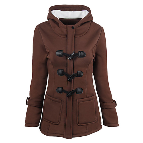 Women's Coat Casual / Daily Fall Winter Regular Coat Regular Fit Casual Jacket Solid Color Bell Bottom Maroon Green
Women's Coat Casual / Daily Fall Winter Regular Coat Regular Fit Casual Jacket Solid Color Bell Bottom Maroon Green