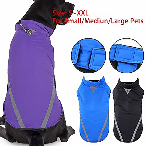 reflective waterproof pet jacket dogs winter warm coat for small medium large (m, black)
reflective waterproof pet jacket dogs winter warm coat for small medium large (m, black)