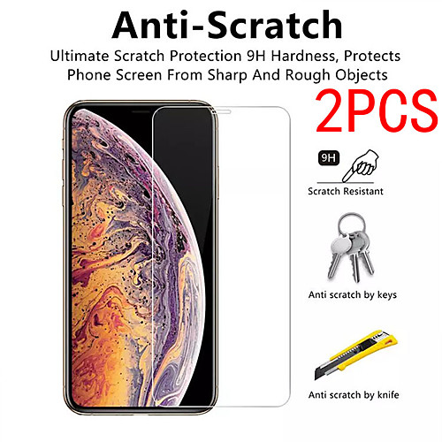 2PCS Screen Protector iPhone 12Mini / 11Pro Max / XS / XR / XS Max / 7 / 8 / 6 / 6s Plus / SE 2020 High Definition (HD) Front Screen Protector Tempered Glass Anti-Fingerprint
2PCS Screen Protector iPhone 12Mini / 11Pro Max / XS / XR / XS Max / 7 / 8 / 6 / 6s Plus / SE 2020 High Definition (HD) Front Screen Protector Tempered Glass Anti-Fingerprint