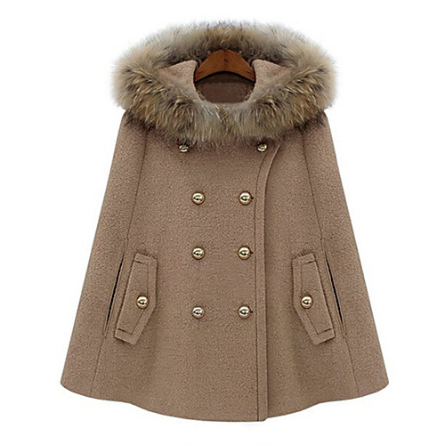 Women's Solid Colored Basic Fall & Winter Cloak / Capes Regular Daily Sleeveless Wool Coat Tops Camel
Women's Solid Colored Basic Fall & Winter Cloak / Capes Regular Daily Sleeveless Wool Coat Tops Camel