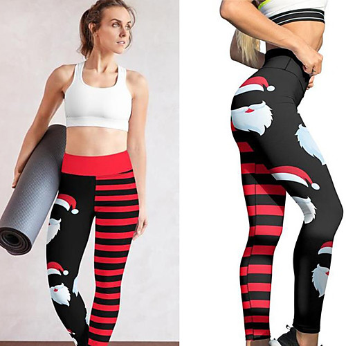 Women's High Waist Yoga Pants Tights Leggings Tummy Control Butt Lift Breathable Stripes Black Red Cotton Yoga Fitness Pilates Winter Sports Activewear Stretchy / Moisture Wicking
Women's High Waist Yoga Pants Tights Leggings Tummy Control Butt Lift Breathable Stripes Black Red Cotton Yoga Fitness Pilates Winter Sports Activewear Stretchy / Moisture Wicking