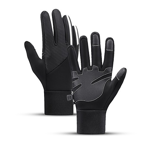 Bike Gloves / Cycling Gloves Anti-Slip Waterproof Breathable Wearable Full Finger Gloves Sports Gloves Fleece Silica Gel Black for Adults' Road Cycling Outdoor Exercise Cycling / Bike
Bike Gloves / Cycling Gloves Anti-Slip Waterproof Breathable Wearable Full Finger Gloves Sports Gloves Fleece Silica Gel Black for Adults' Road Cycling Outdoor Exercise Cycling / Bike
