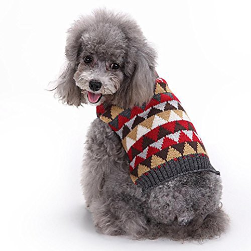 pet clothes, puppy sweater knitted dog shirt cute doggie apparel (multicolour, m)
pet clothes, puppy sweater knitted dog shirt cute doggie apparel (multicolour, m)