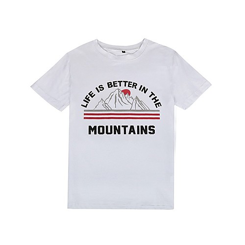 Women's T shirt Graphic Prints Print Round Neck Tops Basic Basic Top White Black Dark Gray
Women's T shirt Graphic Prints Print Round Neck Tops Basic Basic Top White Black Dark Gray