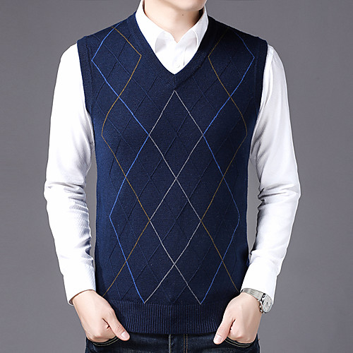 Men's Wedding Beach Glitter Knitted Braided Striped Color Block Fish Pullover Sweater Sleeveless Sweater Cardigans V Neck Fall Winter Wine Light gray Dark Gray
Men's Wedding Beach Glitter Knitted Braided Striped Color Block Fish Pullover Sweater Sleeveless Sweater Cardigans V Neck Fall Winter Wine Light gray Dark Gray