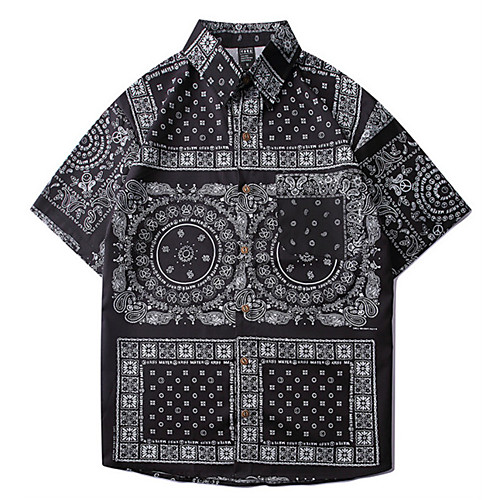 Men's Shirt Other Prints Floral Print Short Sleeve Daily Tops Beach Hawaiian Black Brown Light Blue
Men's Shirt Other Prints Floral Print Short Sleeve Daily Tops Beach Hawaiian Black Brown Light Blue