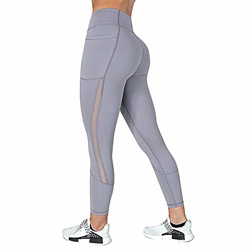 yoga pant for women high waist tummy control workout stretch running leggings with pocket gray
yoga pant for women high waist tummy control workout stretch running leggings with pocket gray
