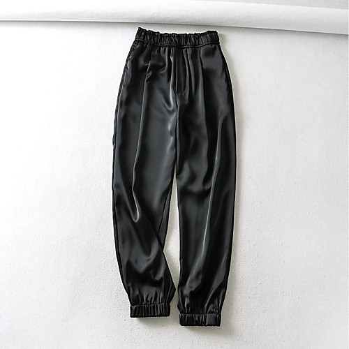 Women's Basic Streetwear Comfort Daily Going out Jogger Pants Pants Solid Colored Full Length Pocket Black Light Green
Women's Basic Streetwear Comfort Daily Going out Jogger Pants Pants Solid Colored Full Length Pocket Black Light Green
