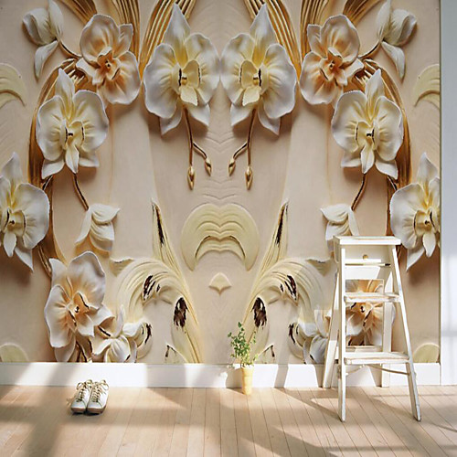 Mural Wallpaper Wall Sticker Covering Print Print Peel and Stick Removable 3D Effect Relief Floral Canvas Home Décor
Mural Wallpaper Wall Sticker Covering Print Print Peel and Stick Removable 3D Effect Relief Floral Canvas Home Décor