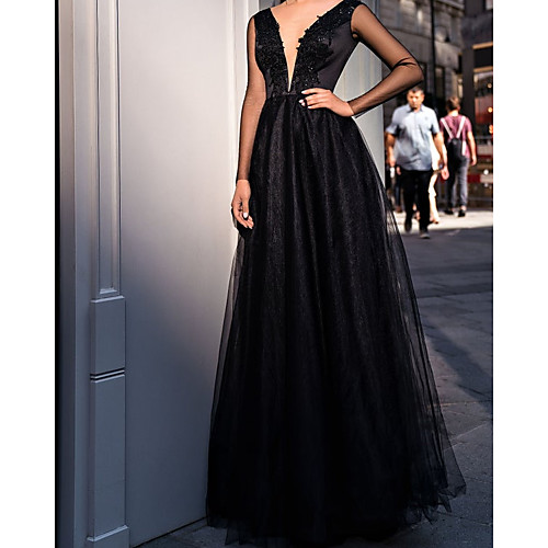 A-Line Minimalist Elegant Wedding Guest Prom Dress Scoop Neck Long Sleeve Sweep / Brush Train Tulle with Pleats 2021
A-Line Minimalist Elegant Wedding Guest Prom Dress Scoop Neck Long Sleeve Sweep / Brush Train Tulle with Pleats 2021