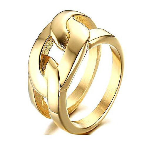 womens stainless steel linked cuff ring for wedding band engagement promise size 7
womens stainless steel linked cuff ring for wedding band engagement promise size 7