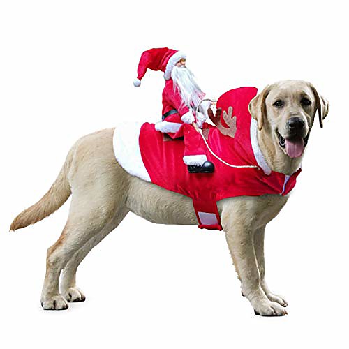 funny pet dog cat christmas costume santa dogs winter hoodie coat clothes for christmas halloween party,the riding horse santa claus pet cat dog apparel accessories
funny pet dog cat christmas costume santa dogs winter hoodie coat clothes for christmas halloween party,the riding horse santa claus pet cat dog apparel accessories