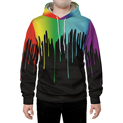 Men's Plus Size Pullover Hoodie Sweatshirt Graphic 3D Front Pocket Round Neck Daily Weekend 3D Print 3D Print Hoodies Sweatshirts Long Sleeve Rainbow
Men's Plus Size Pullover Hoodie Sweatshirt Graphic 3D Front Pocket Round Neck Daily Weekend 3D Print 3D Print Hoodies Sweatshirts Long Sleeve Rainbow