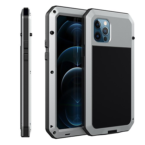 Lovemei Aluminum Metal Case for iPhone 12 Pro Max Shockproof Extreme Hybrid Full Body Military Rugged Heavy Duty Dual Layer Screw Bumper Cover for Apple iPhone 12 Pro Max 6.7'' 2020
Lovemei Aluminum Metal Case for iPhone 12 Pro Max Shockproof Extreme Hybrid Full Body Military Rugged Heavy Duty Dual Layer Screw Bumper Cover for Apple iPhone 12 Pro Max 6.7'' 2020
