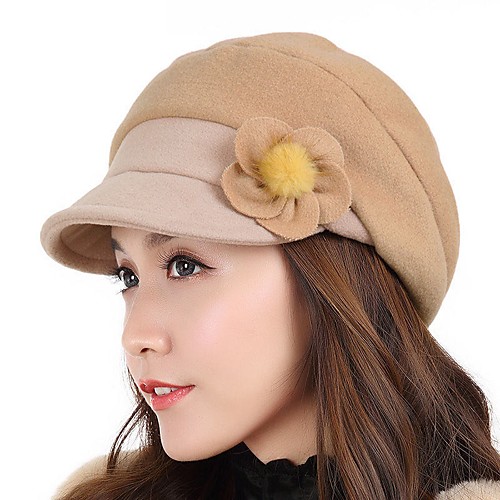 Women's Hiking Cap Beanie Hat 1 PCS Winter Outdoor Warm Skull Cap Beanie Solid Color Woolen Cloth Black Khaki for Hunting Fishing Climbing
Women's Hiking Cap Beanie Hat 1 PCS Winter Outdoor Warm Skull Cap Beanie Solid Color Woolen Cloth Black Khaki for Hunting Fishing Climbing